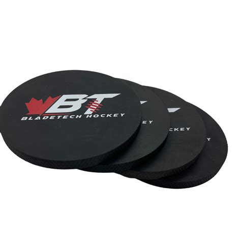 Puck Coasters 4 Set Bladetech Hockey