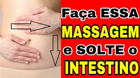 5 Minutos De MASSAGEM Para Soltar O INTESTINO PRESO YouTube