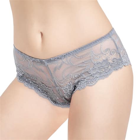 Wingslove 3 Pack Womens Lace Panties See Through Underwear Soft Briefs