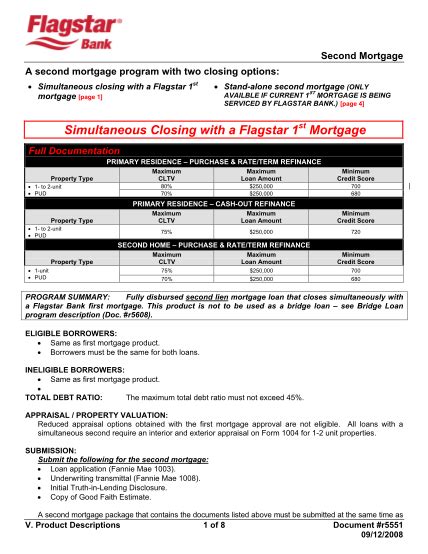 18 Free Second Mortgage Form Free To Edit Download And Print Cocodoc