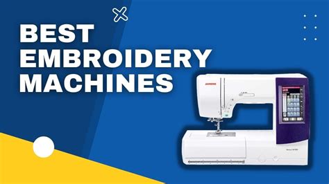 Top 3 Best Embroidery Machines In 2023 Youtube