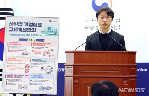 정부 신산업 기업애로 규제개선 방안 발표 네이트 뉴스