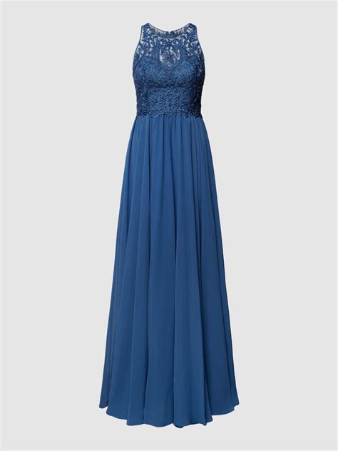 Laona Abendkleid Mit Strasssteinen Bleu Online Kaufen