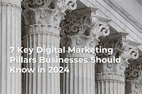 7 Key Digital Marketing Pillars Businesses Should Know In 2024