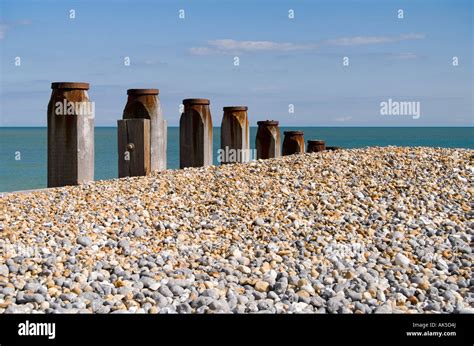 Eastbourne beach, pier Stock Photo - Alamy