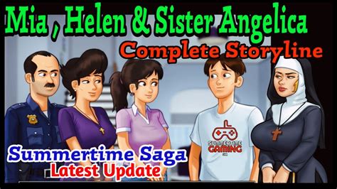 Miahelen And Sister Angelica Full Walkthrough Summertime Saga 0201 Complete Storyline Youtube