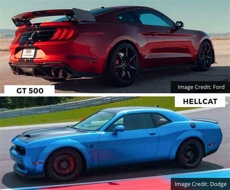 Mustang Gt Vs Challenger Srt Hellcat