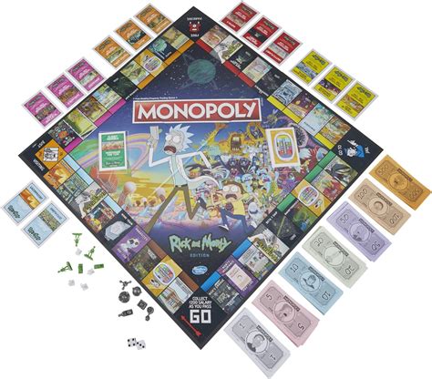 Monopoly Juego De Mesa De Edici N Rick And Morty Juego De Red De