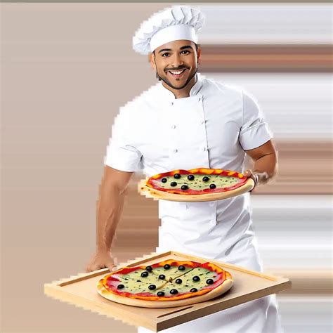 Male Pizza Chef Png Image Creative Artistic Representation Of A Skilled