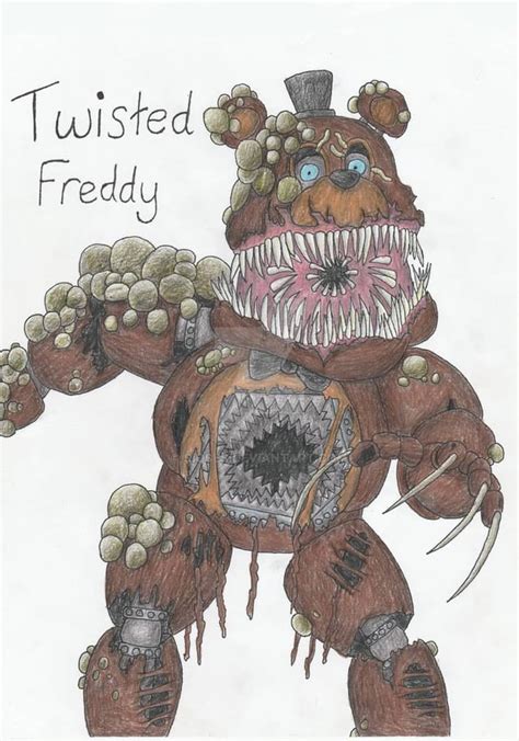 My Drawing Of Twisted Freddy Rworldscollidememes