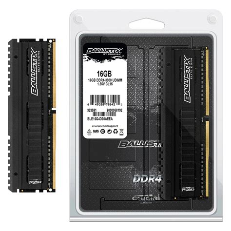 Memoria Ram Crucial Ballistix Elite 16gb 1x16gb Ddr4 3000 S 178000