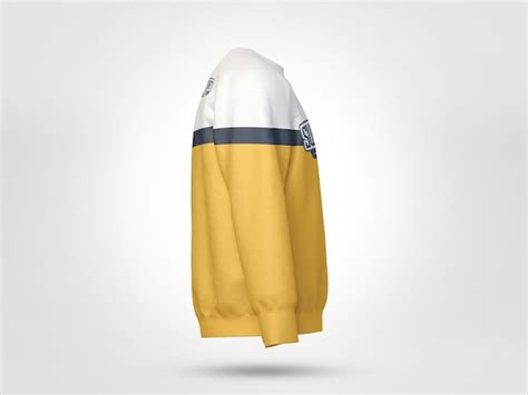 Premium PSD | Realistic sweater mockup front and back