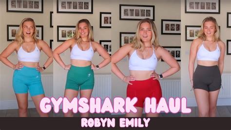 Huge Gymshark Try On Haul You Need These Robyn Emily Youtube