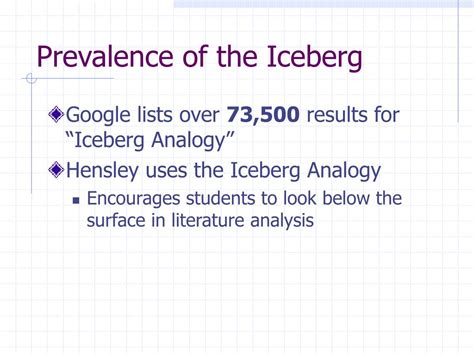 PPT - The Iceberg Analogy PowerPoint Presentation, free download - ID:6665064