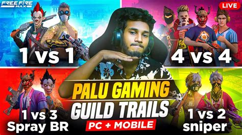 1v2 GUILD TRAILS FULL MAP 2ND SQUAD GUILD TRAILS FREEFIRE LIVE