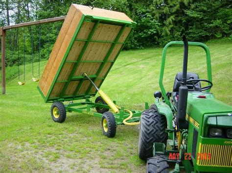 Dump Trailer For Small Tractors