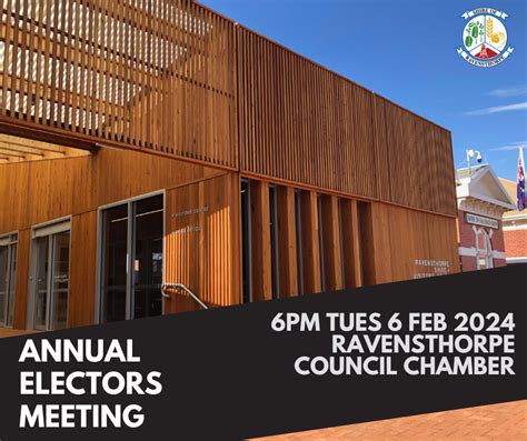 Public Notice 2024 Annual Electors Meeting Shire Of Ravensthorpe