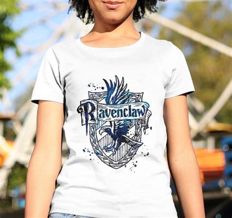 Camiseta Branca Harry Potter Ravenclaw Corvinal Elo