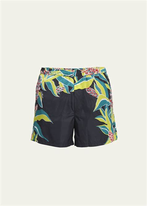 Valentino Garavani Mens Graphic Swim Shorts Bergdorf Goodman