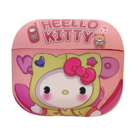 New Kawaii Sanrio Kuromi Hello Kitty Bluetooth Compatible Earphone Set