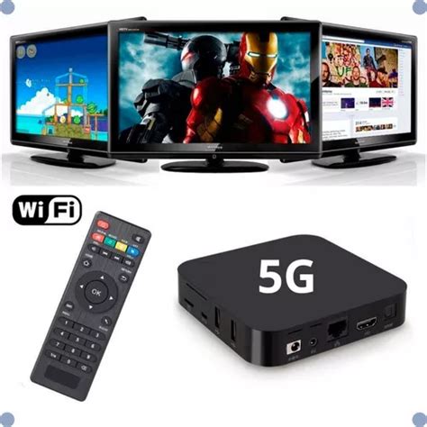 Conversor Smart Pro 4K TV Box de 32 GB de RAM 256 GB Resolución 4k