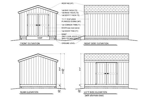 10×12 Shed Blueprints How It Is Possible To Build Magnificent Woodworking Producing Use Of