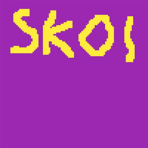 Pixilart Skol Vikings By Gadow