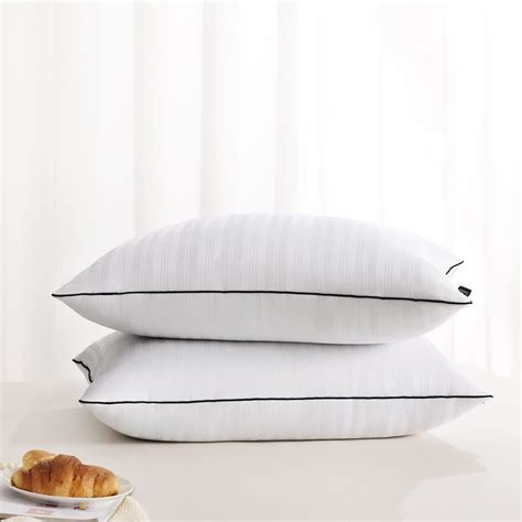 Downluxe Bed Pillows King Size Set Of Hotel Collection Soft Down