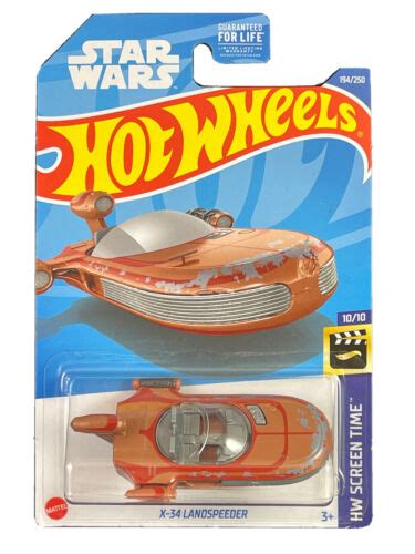 Carro Carrinho Miniatura X Landspeeder Hw Screen Time Star Wars Hot Wheels Escala