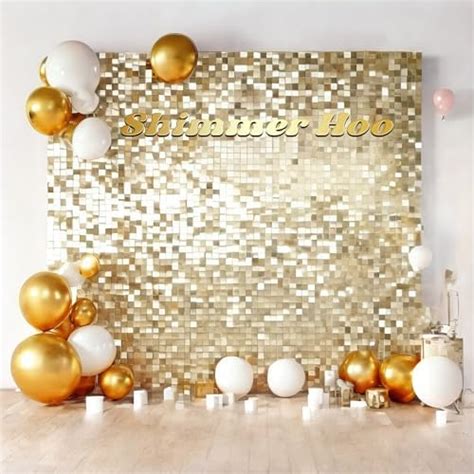 Amazon Shimmer Wall Backdrop Panels Square Sequin Shimmer