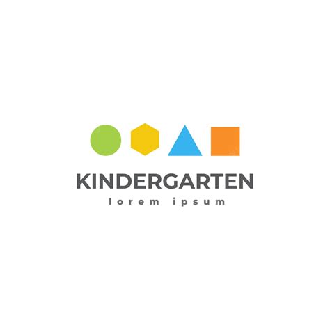 Premium Vector Kindergarten Logo Template Vector Illustration