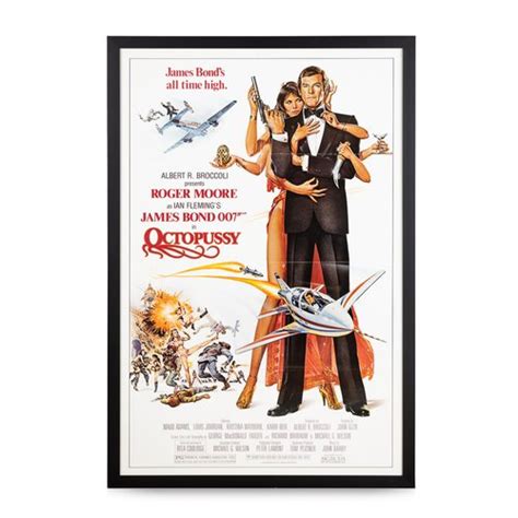 American Release James Bond 007 Octopussy Film Poster 1980s For Sale