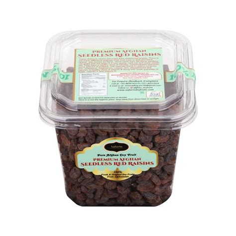 AAFARIN Premium Afghan SEEDLESS RED Raisins LAL KISHMISH Flame Raisins