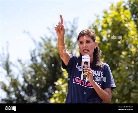 Des Moines Iowa Usa August 12 2023 Former South Carolina Governor