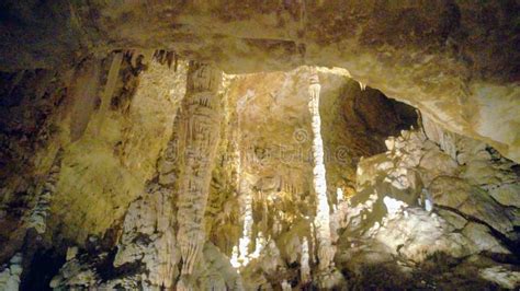 Various Natural Calcite Cave Formations Stock Image Image Of Growing