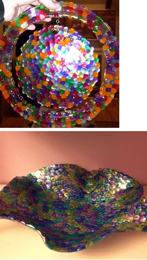 Great Craft Idea For Kids This Summer Plastice Beads In Oven At 400