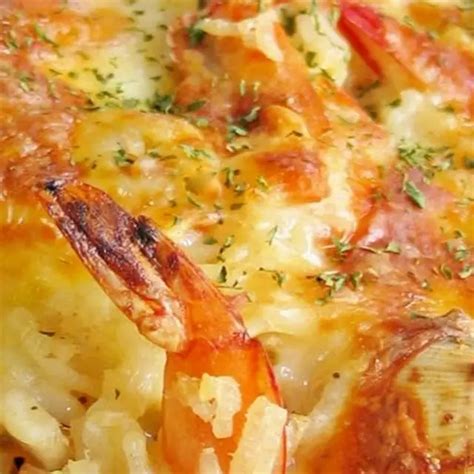 Seafood Casserole With Lump Crab Meat Lobster Meat Hard Boiled Eggs