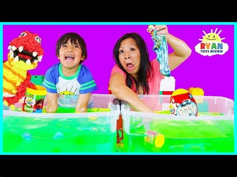 Ryan's World Slime Baff Surprise Toys Challenge game | Mystery Slime ...