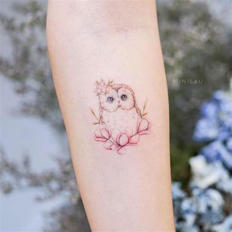 Tatuajes De Lechuzas Para Mujer Kulturaupice