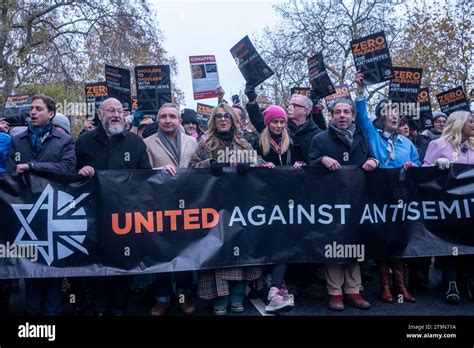 Whitehall London Uk Th November Solidarity March Against Anti