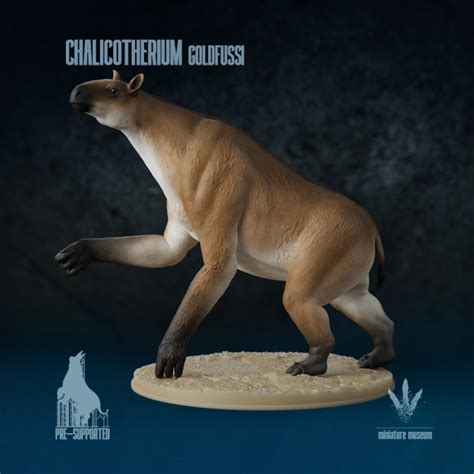 3d Printable Chalicotherium Goldfussia The Knuckle Walking Horse By