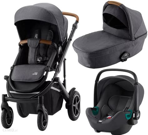 Wózek Britax Romer Smile Iii Midnight Grey Głęboko Spacerowy Fotelik