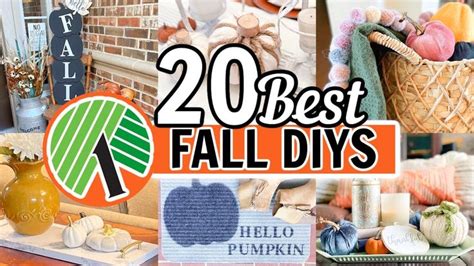 Best Fall Dollar Tree Diys For That Don T Look Cheap Youtube