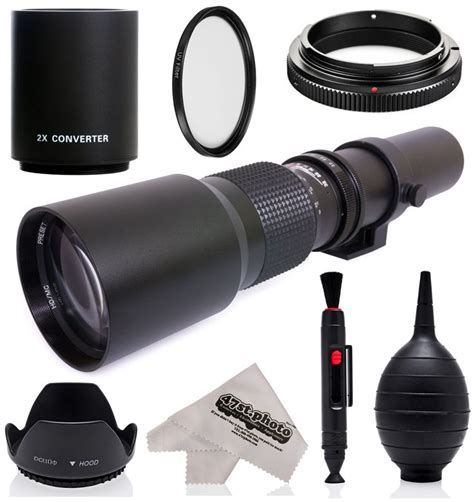 Opteka 500mm 1000mm F 8 Manual Telephoto Lens For Nikon F Mount D6 D5