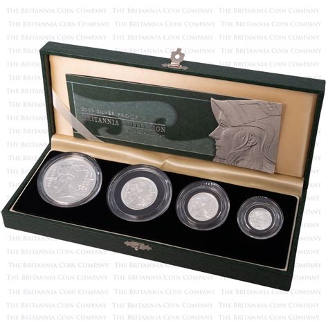 2003 Britannia Silver Proof Four Coin Set