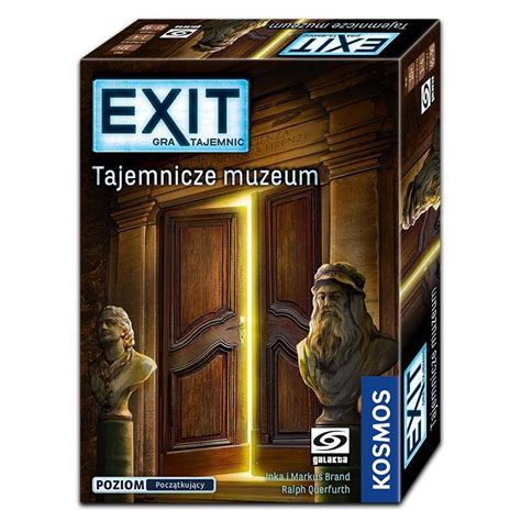 EXIT Tajemnicze Muzeum GRA PLANSZOWA Escape Room Gry Planszowe