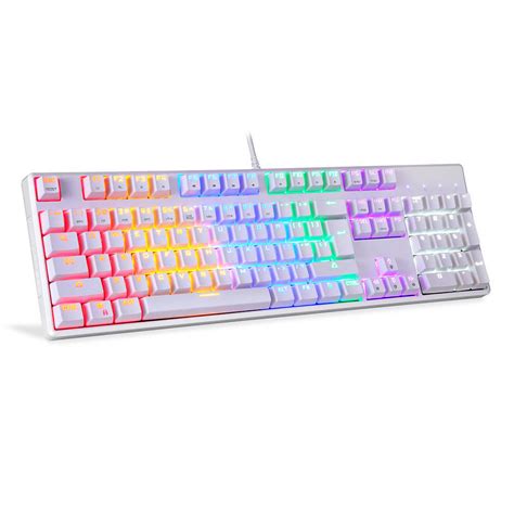 Klawiatura Mechaniczna Motospeed Ck Rgb Bia A Gaming Klawiatury