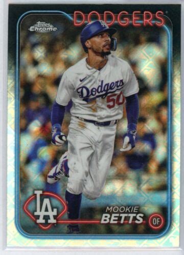 2024 Topps Chrome MOOKIE BETTS Logofractor Refractor 296 Dodgers EBay