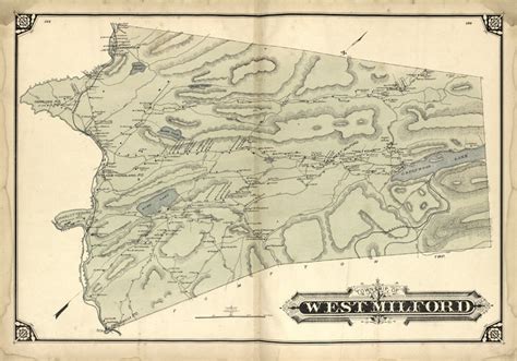 1877 Map of West Milford Township Passaic County New Jersey - Etsy