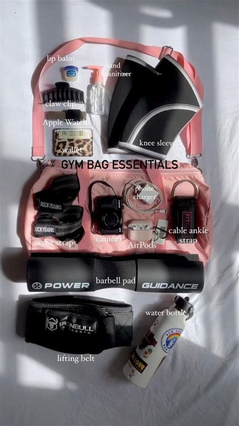 Gym Bag Essentials // What’s in my Gym Bag!! | Gym bag essentials, Gym bag essentials women ...